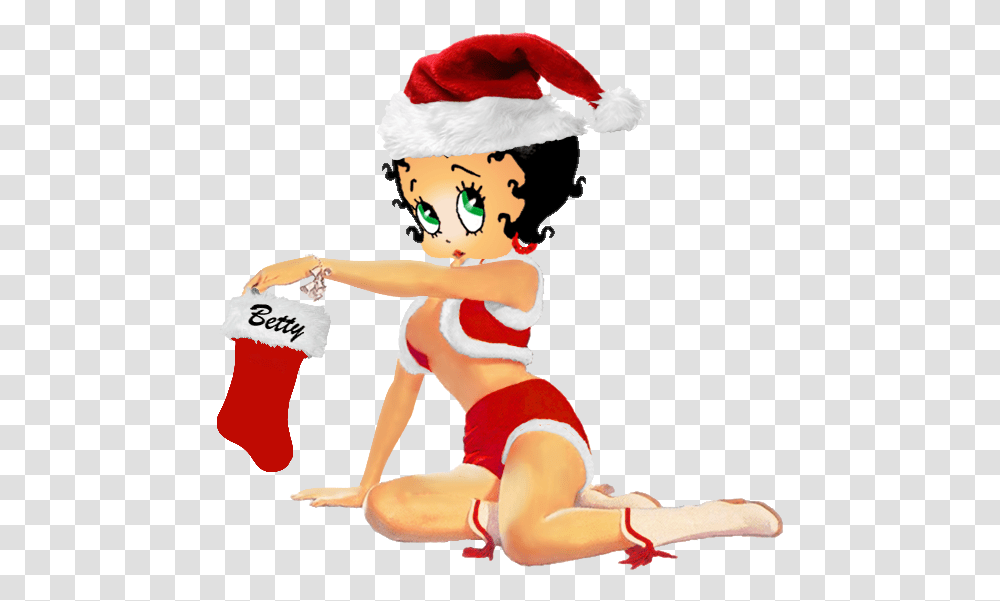Betty Boop Christmas, Person, Human, Christmas Stocking, Gift Transparent Png