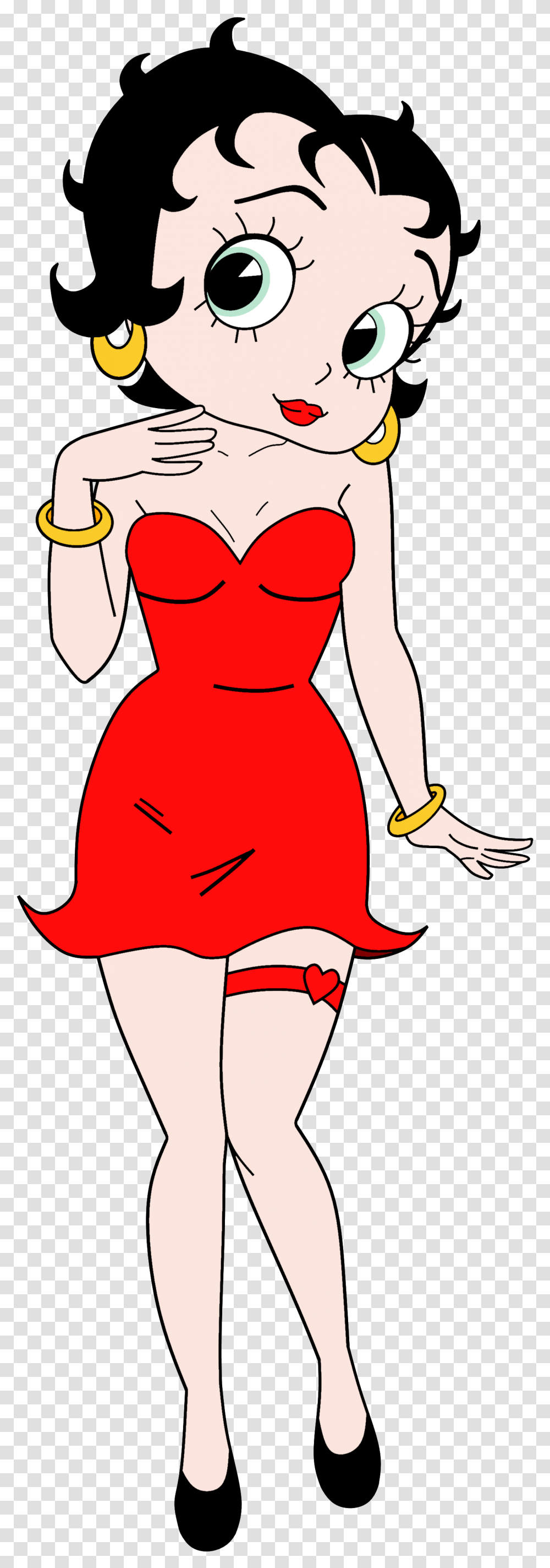 Betty Boop, Dress, Person, Female Transparent Png