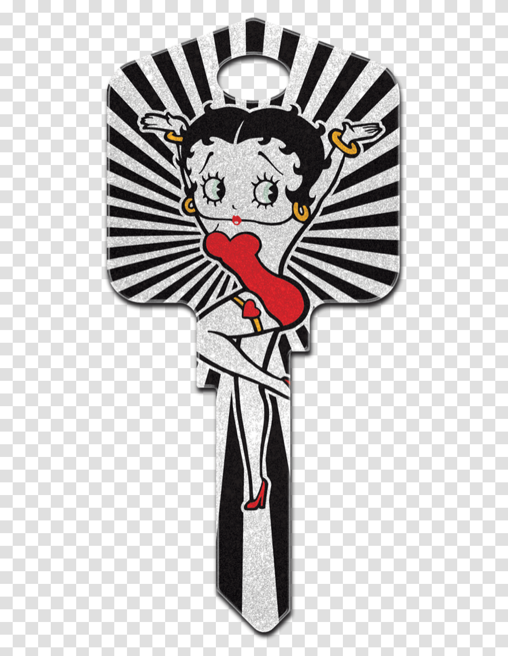 Betty Boop Key, Cross, Crucifix Transparent Png