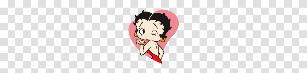 Betty Boop Line Sticker, Label, Poster, Advertisement Transparent Png