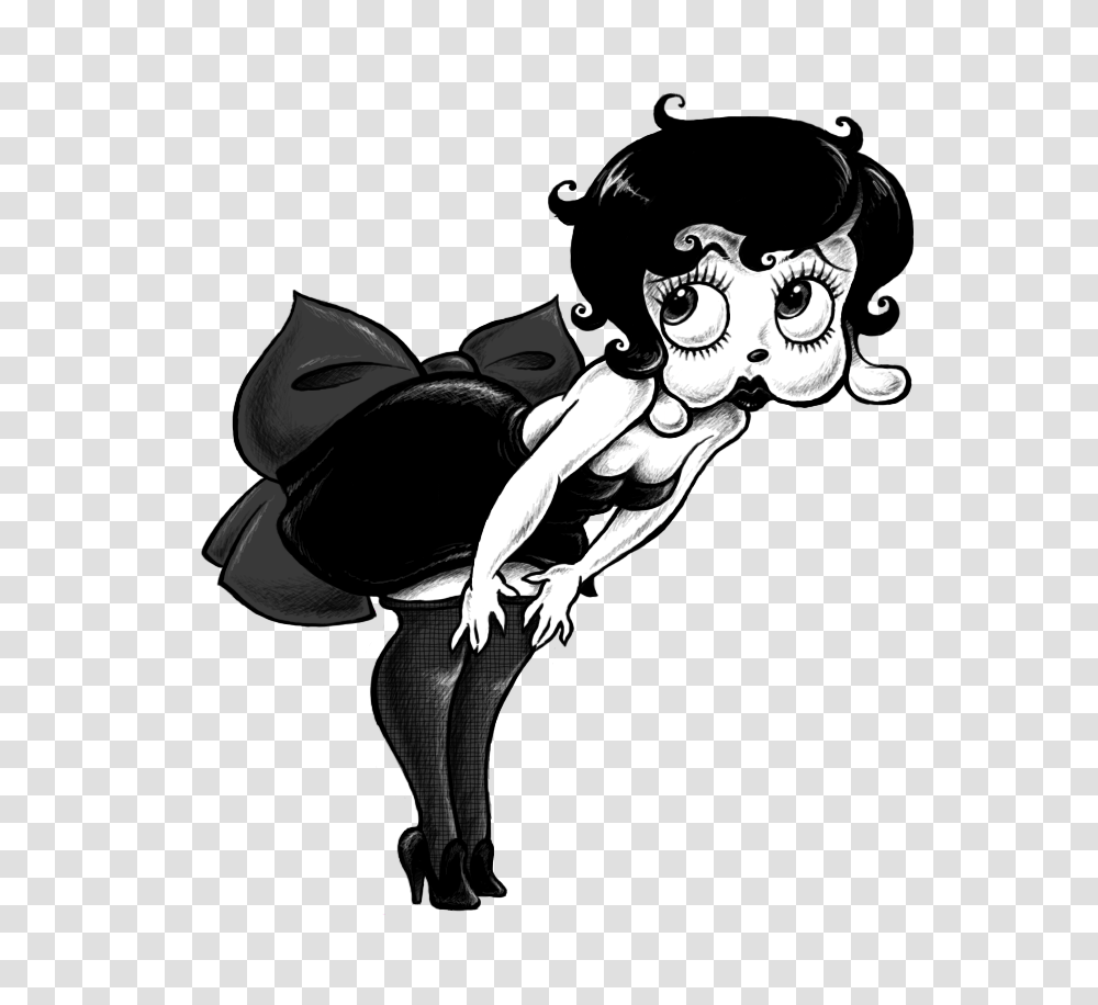 Betty Boop, Person, Stencil, Mammal Transparent Png