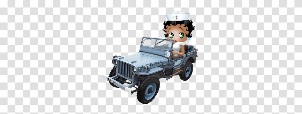 Betty Boop The All American Girl Clip Art Images Betty Boop, Jeep, Car, Vehicle, Transportation Transparent Png