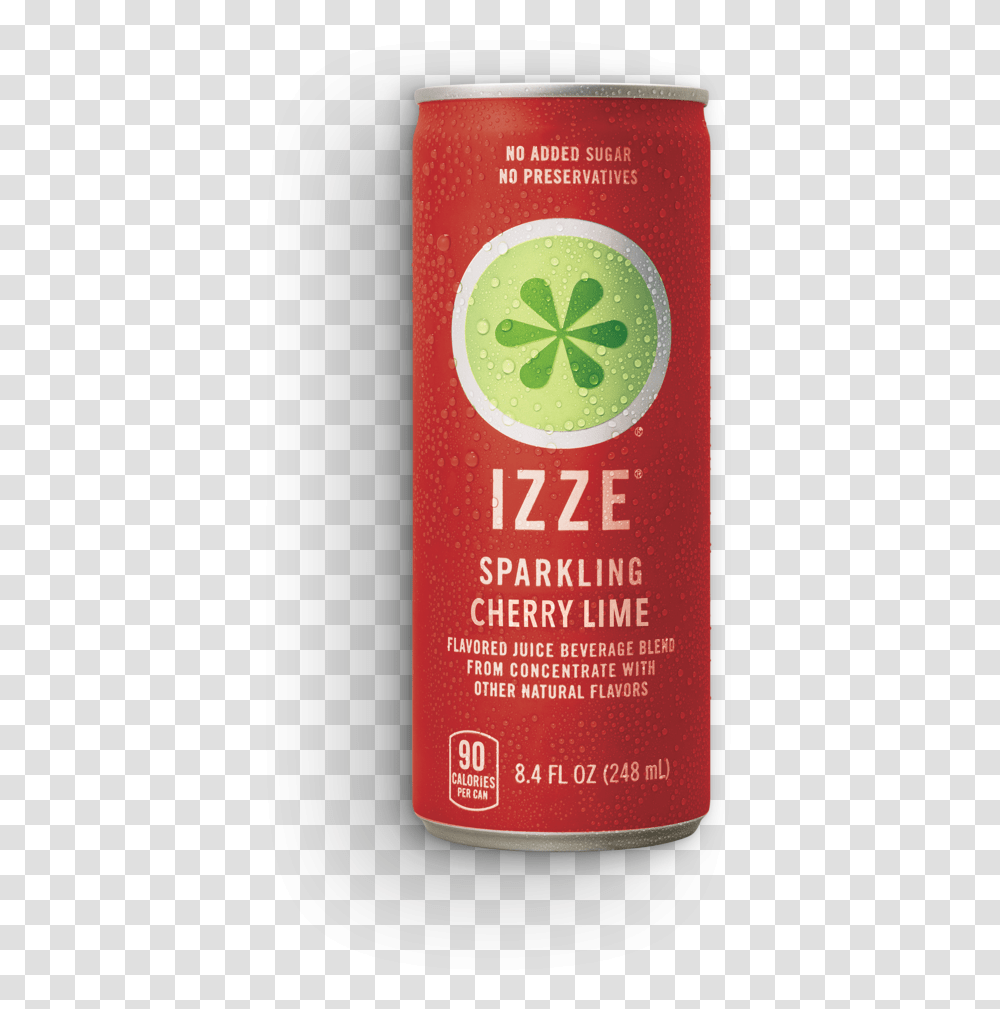 Beverage Can Izze Cherry Lime Can, Tin, Aluminium, Book Transparent Png