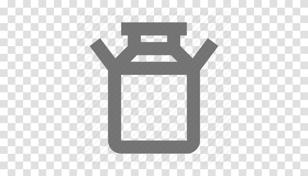 Beverage Canister Drink Fresh Jar Jug Milk Raw Icon, Cross, Mailbox, Letterbox Transparent Png