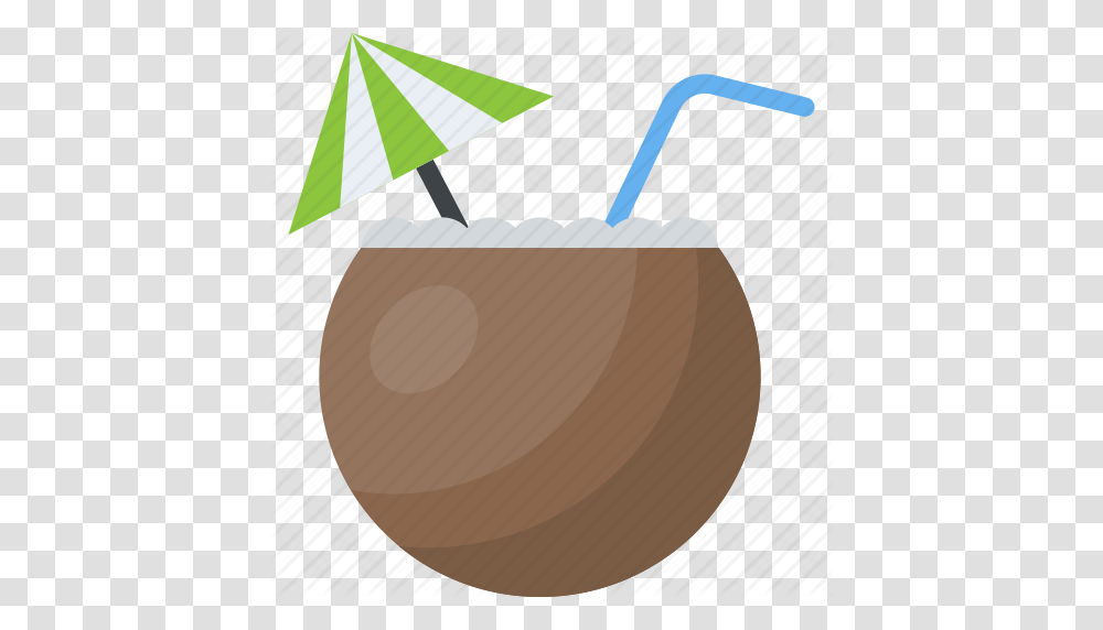 Beverage Coconut Water Fresh Juice Pina Colada Tropical Drink Icon, Plant, Vegetable, Food, Fruit Transparent Png