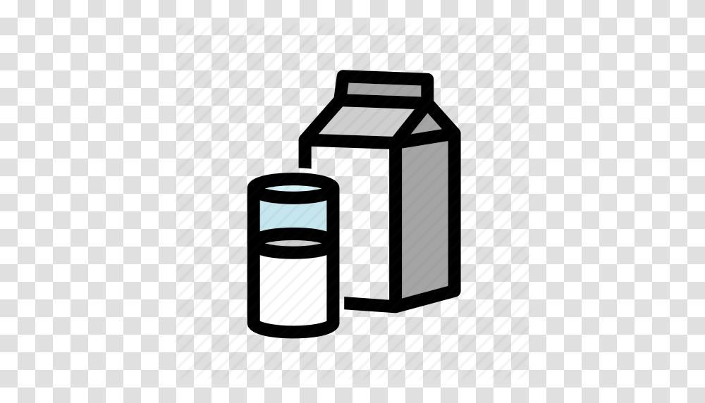 Beverage Drink Glass Milk Milk Box Milk Carton Icon, Jar, Furniture, Tin, Label Transparent Png