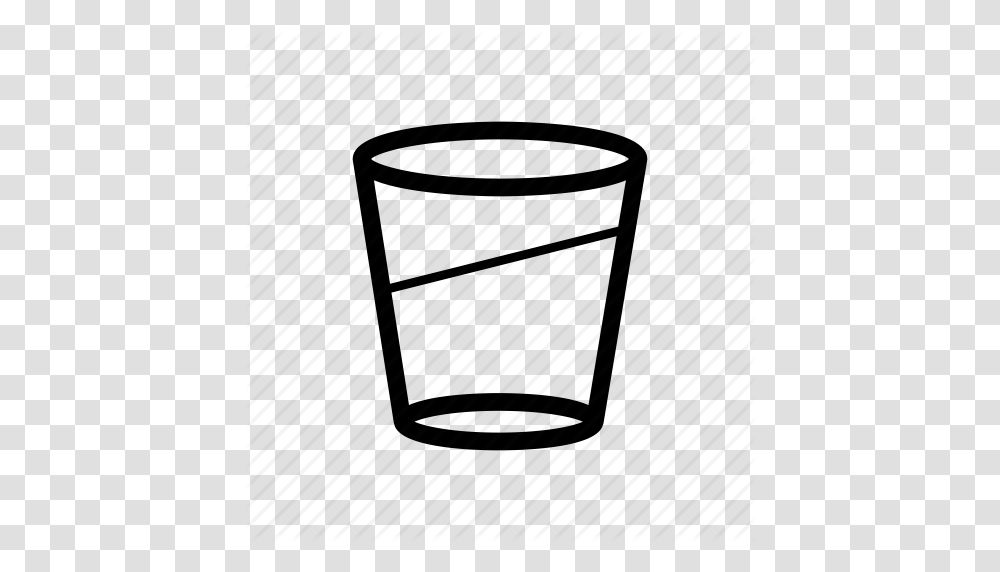 Beverage Glass Of Water Wine Icon, Cylinder Transparent Png