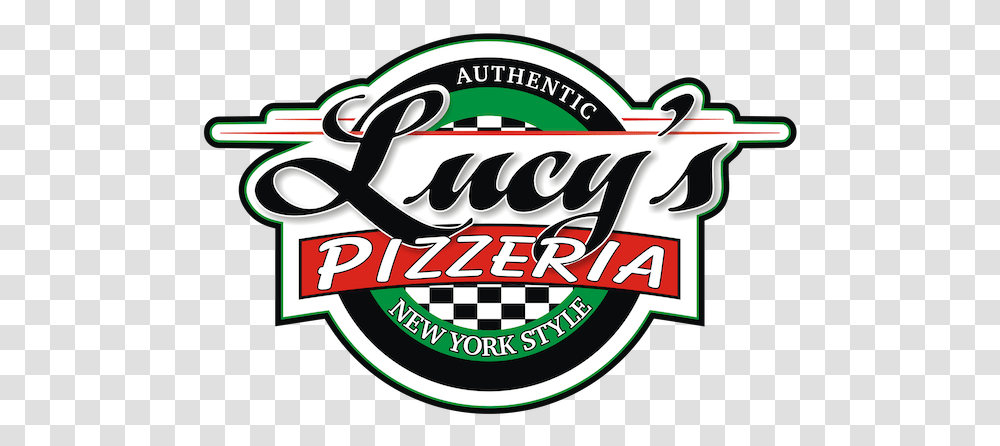 Beverages Lucy's New York Pizza Lucys Pizza Idaho Falls, Logo, Symbol, Food, Text Transparent Png