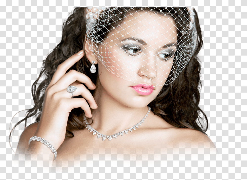 Beverley Hills London Model With Diamond Jewellery, Apparel, Necklace, Jewelry Transparent Png
