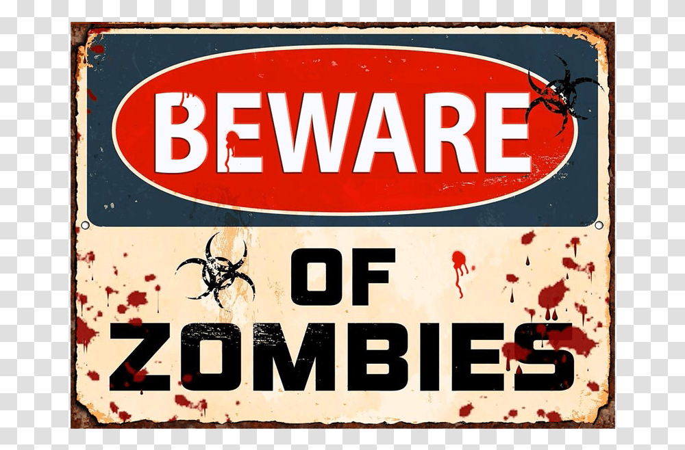 Beware Of Zombies, Poster, Advertisement, Vehicle Transparent Png