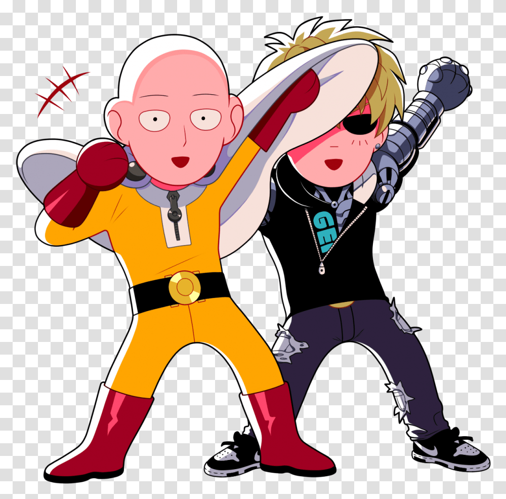 Bewitchedbunny Saitama And Genos, Person, Performer, Costume, Face Transparent Png