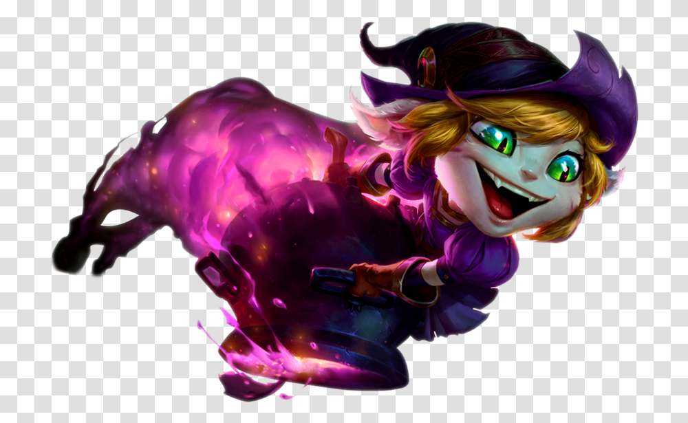 Bewitching Skins Lol League Of Legends Tristana, Purple, Person Transparent Png