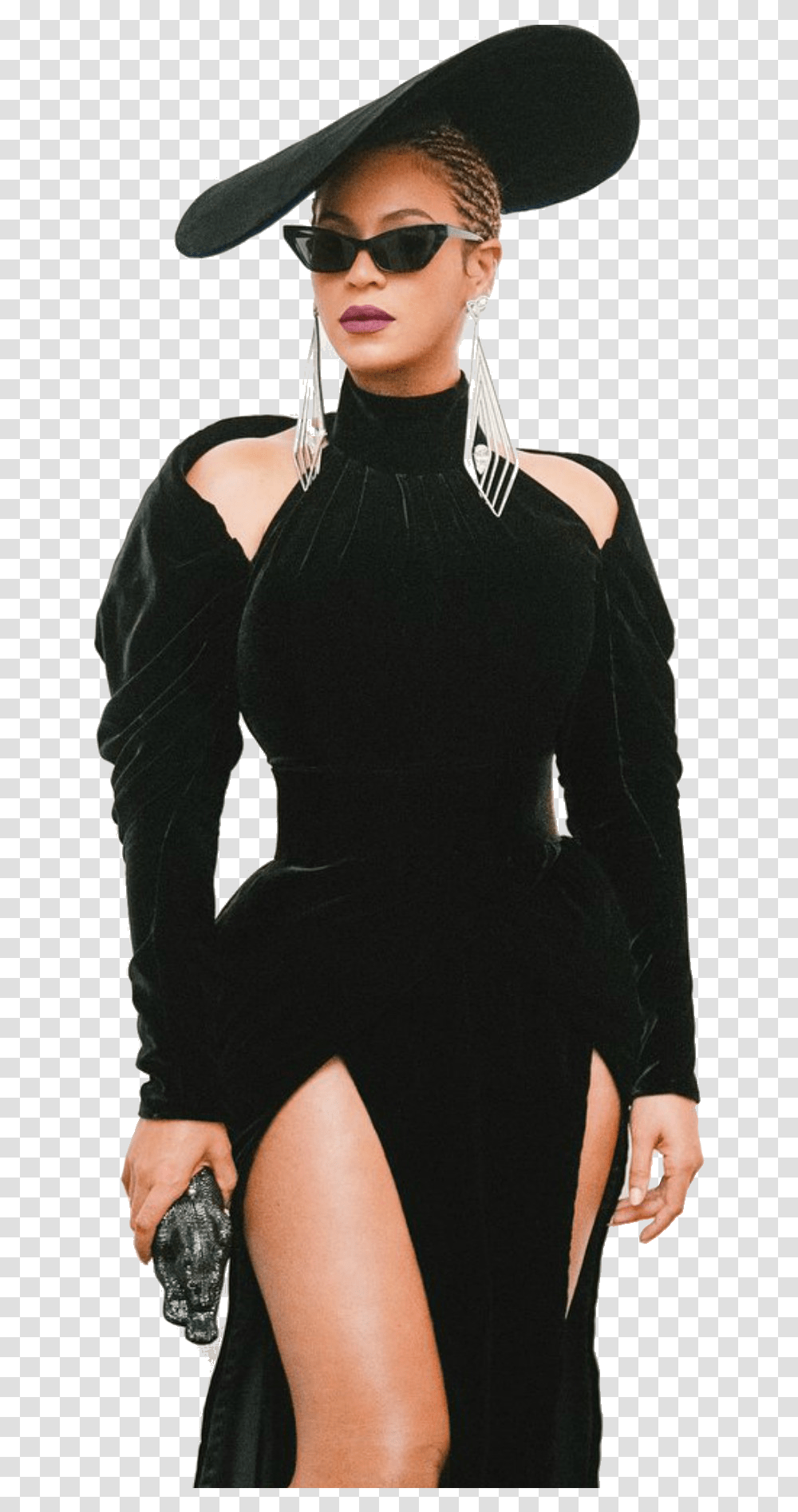 Beyonce Black Image Beyonce Cat Eye Sunglasses, Sleeve, Clothing, Long Sleeve, Person Transparent Png