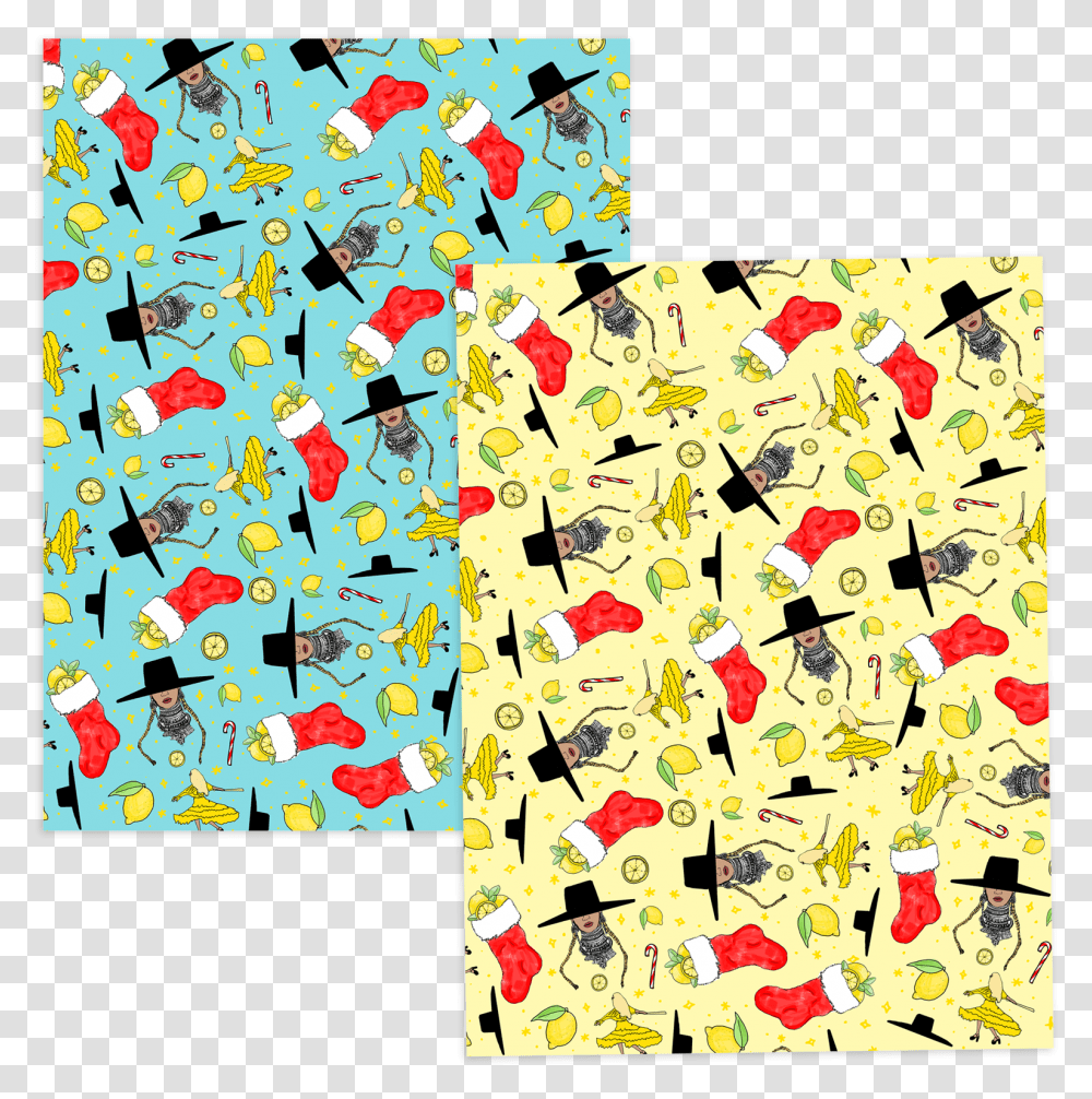 Beyonce Christmas Wrapping Paper, Rug, Game, Jigsaw Puzzle, Doodle Transparent Png