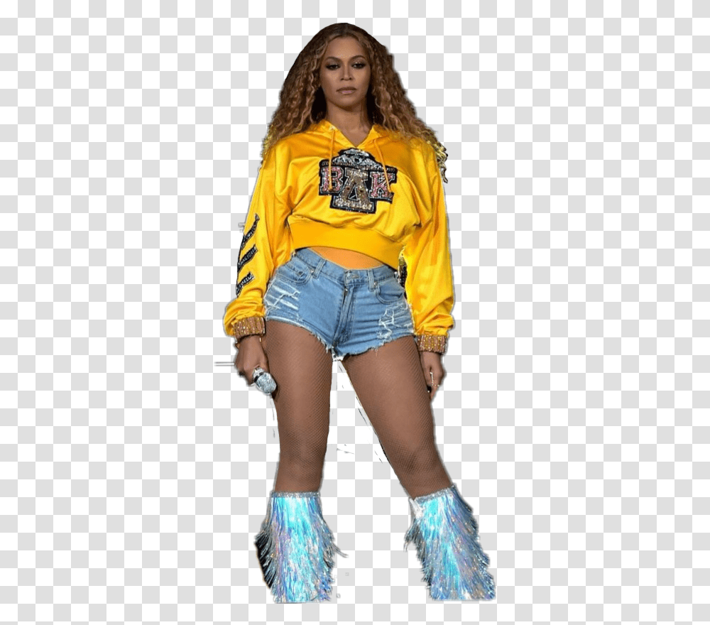 Beyonce Coachella Beychella Yellow Sticker By Anne Beyonce, Shorts, Clothing, Apparel, Pants Transparent Png