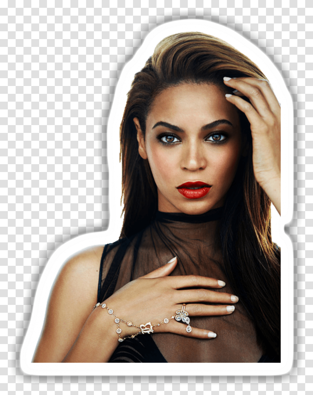 Beyonce, Person, Face, Finger, Female Transparent Png