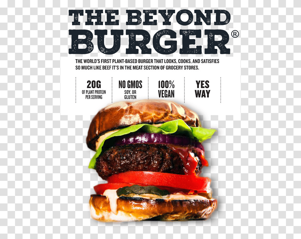 Beyond Burger Nutritional Info, Food, Advertisement, Paper, Poster Transparent Png