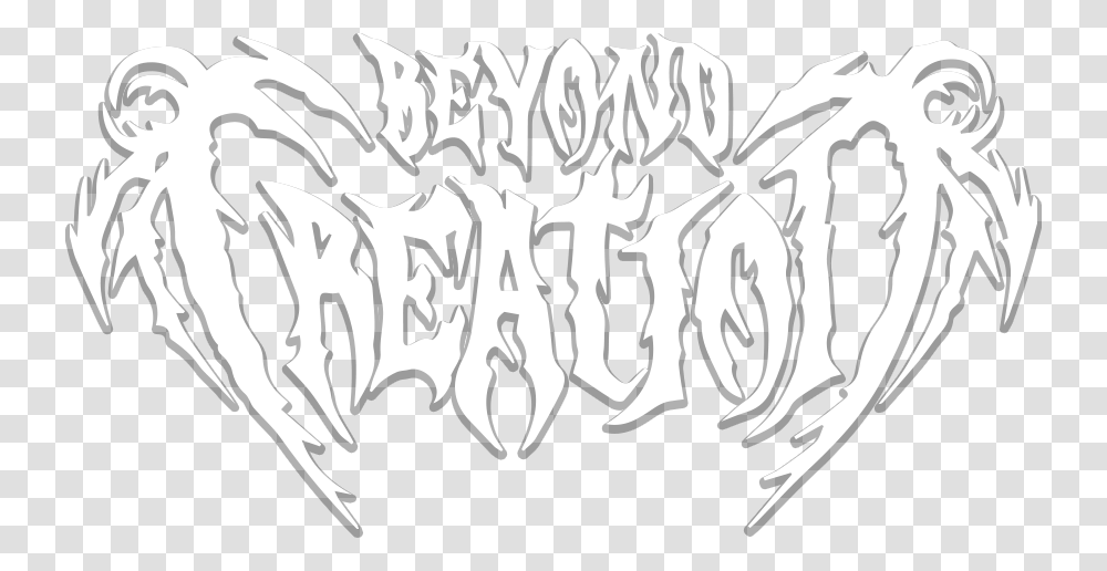 Beyond Creation Album 2018 Hd Beyond Creation Shirt, Handwriting, Calligraphy, Stencil Transparent Png