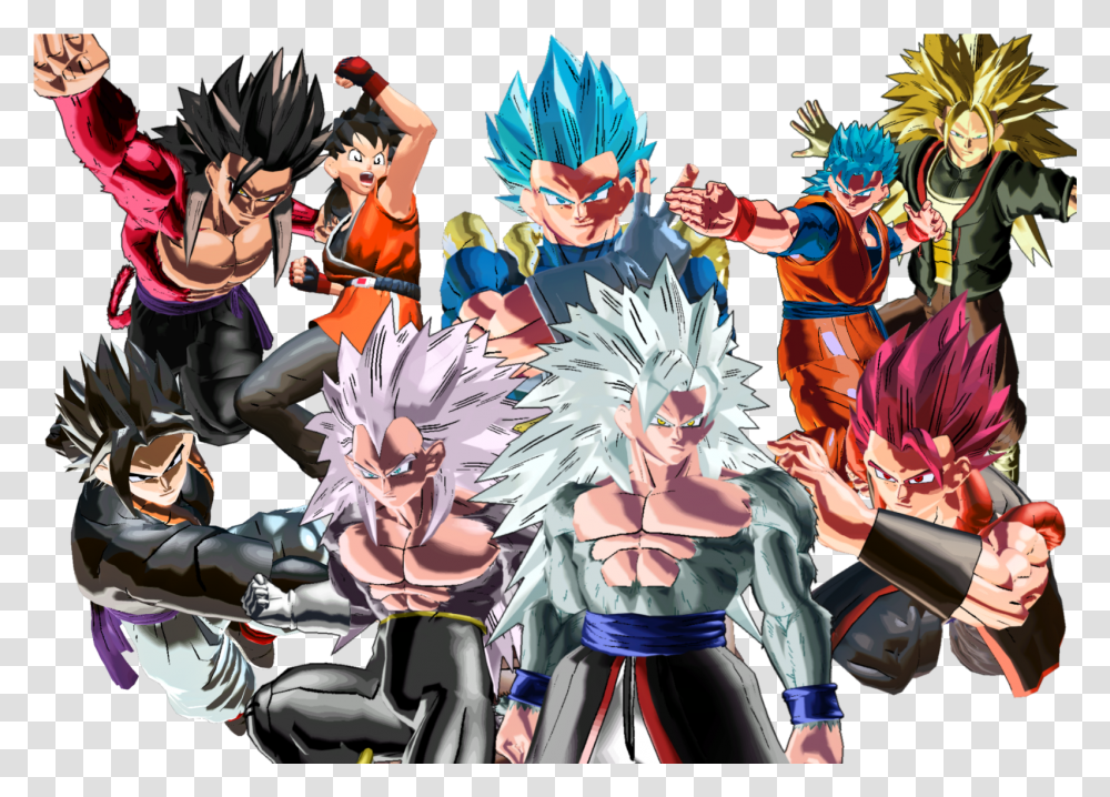Beyond The Limit Pack 15 Characters New Transformations Ssj5 Rigor, Comics, Book, Manga, Person Transparent Png