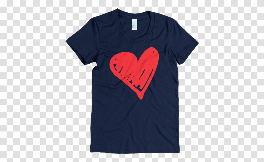 Beyoutees Scribble Heart Graphic Tee, Apparel, T-Shirt, Sleeve Transparent Png
