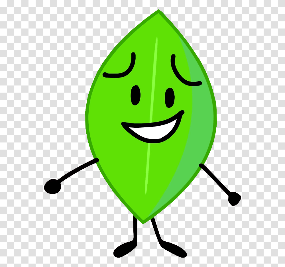 Bfb Bfdi Leafy Bfbleafywhy Not Smiley, Ball, Plant, Balloon, Food Transparent Png