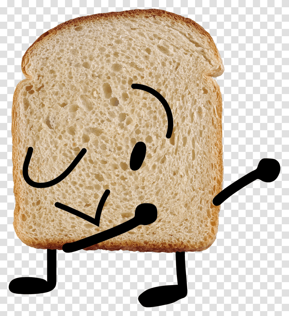 Bfb Crushed Wiki Slice Of Bread, Food, Toast, French Toast, Fungus Transparent Png