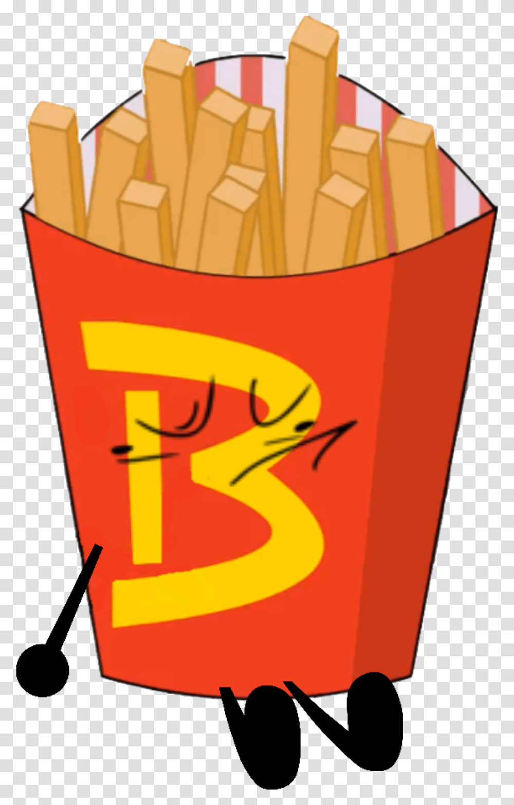 Bfdi Fries, Food, Poster, Advertisement Transparent Png