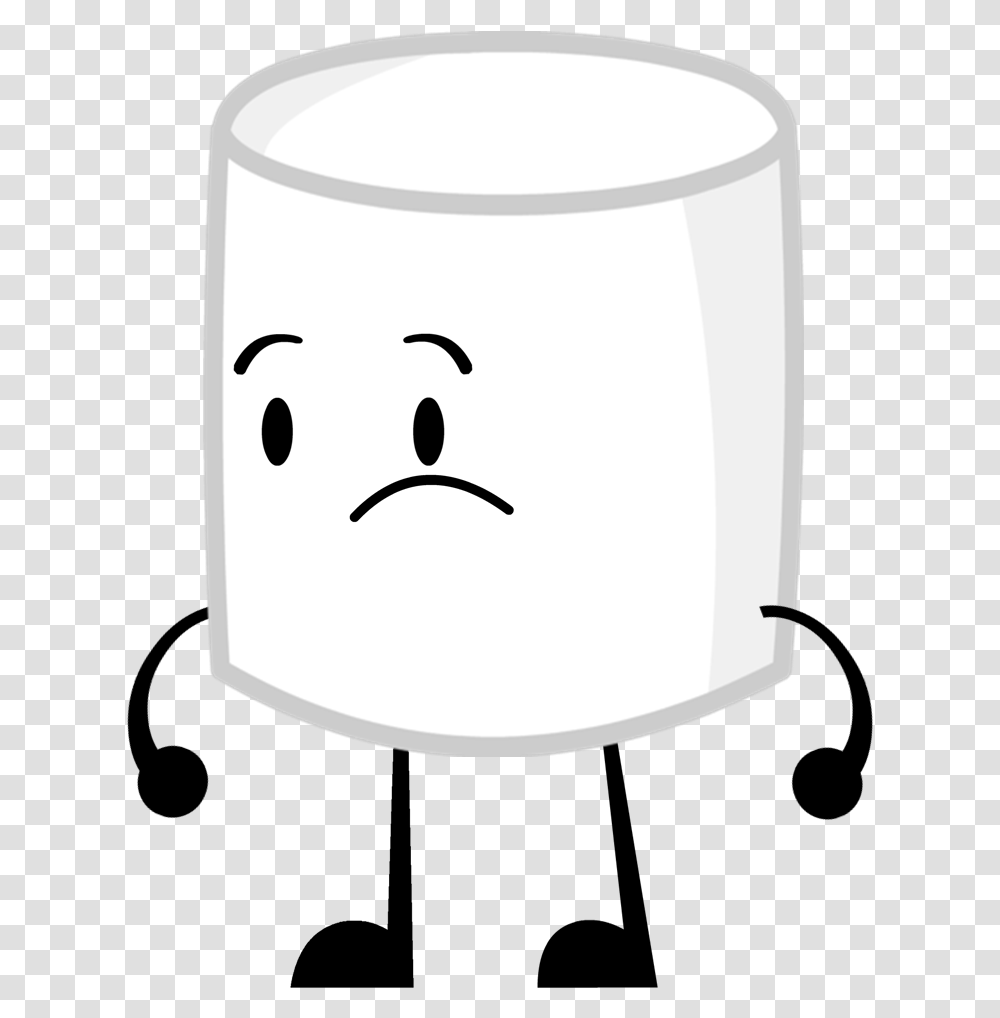 Bfdi Marshmallow Download Inanimate Insanity Apple Use Marshmallow, Lamp, Cylinder, Stencil, Cup Transparent Png