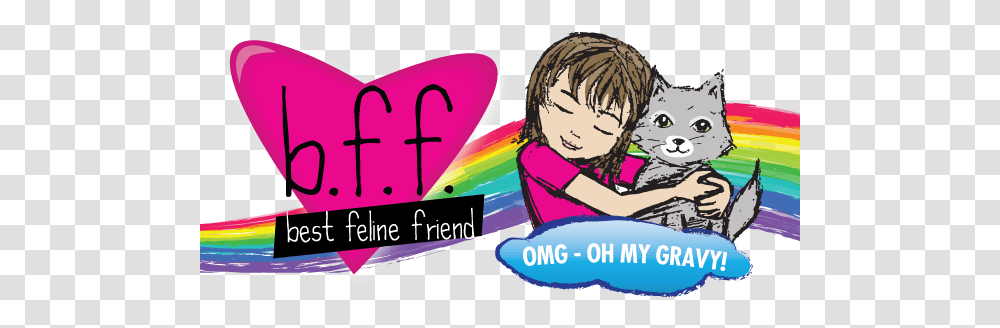 Bff Cat Food, Person, Female, Purple, Hug Transparent Png