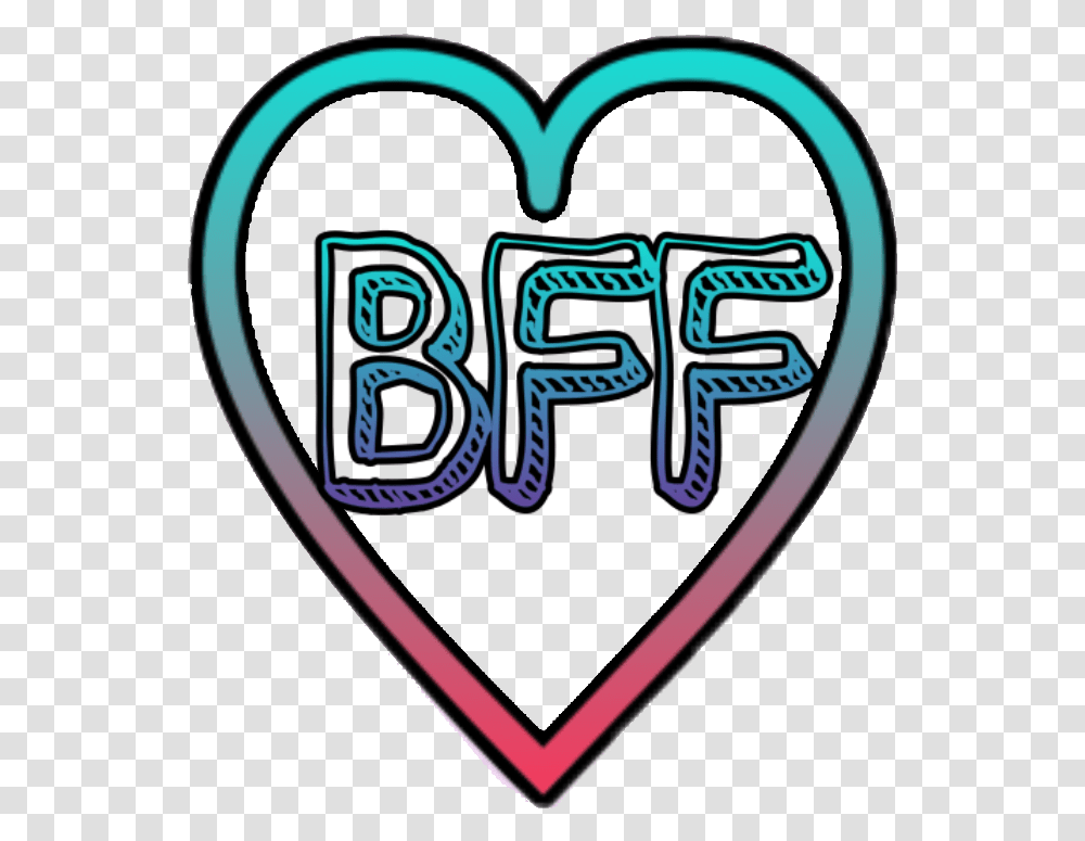 Bff Download Image Emblem, Heart, Plectrum, Light Transparent Png