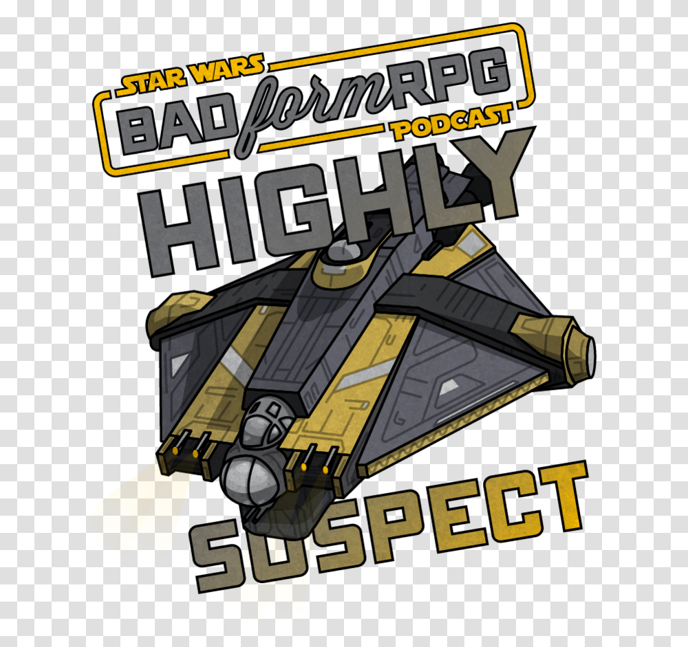Bfp Highlysuspect Logo Nobg Season02, Spaceship, Aircraft, Vehicle, Transportation Transparent Png
