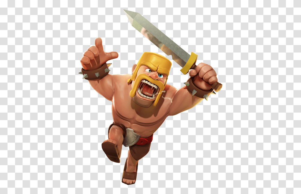 Bg Clashofclans Character, Person, Human, Weapon, Weaponry Transparent Png