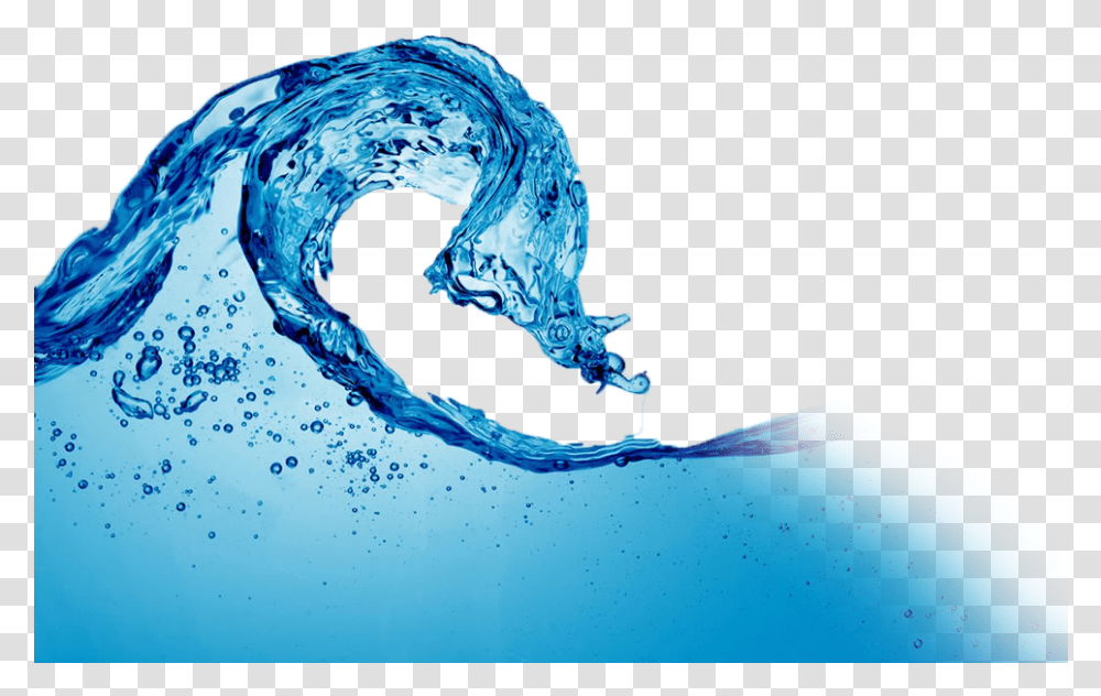 Bg Wavepng Zwemschool 'de Agger' Curved Water, Sea, Outdoors, Nature, Ocean Transparent Png