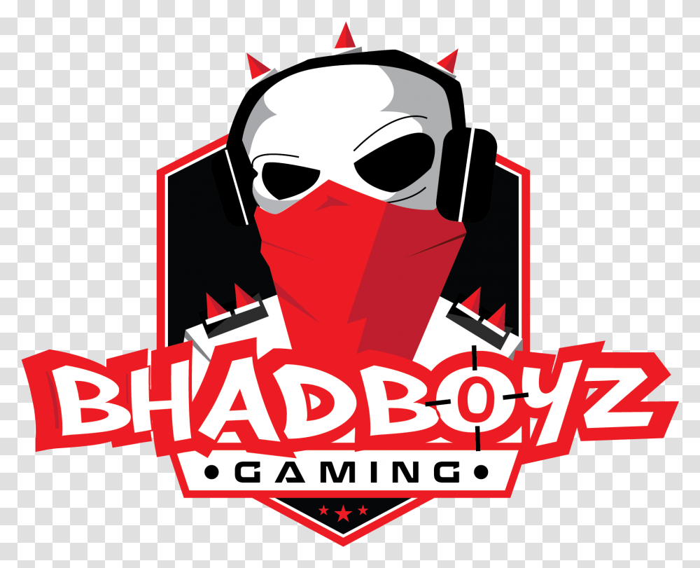 Bhadboyz Gaming Graphic Design, Sunglasses, Label, Advertisement Transparent Png