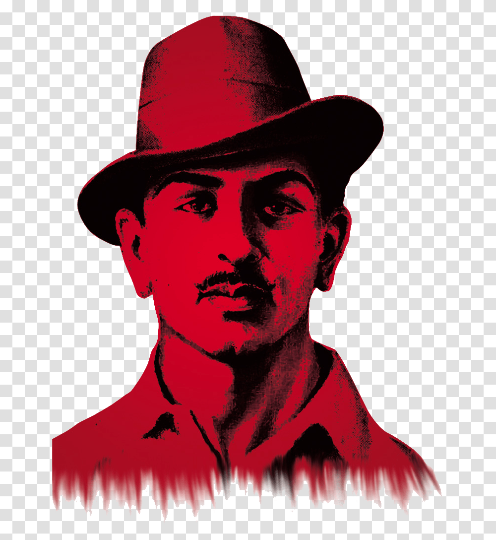 Bhagat Singh Bhagat Singh Independence Day, Apparel, Hat, Person Transparent Png