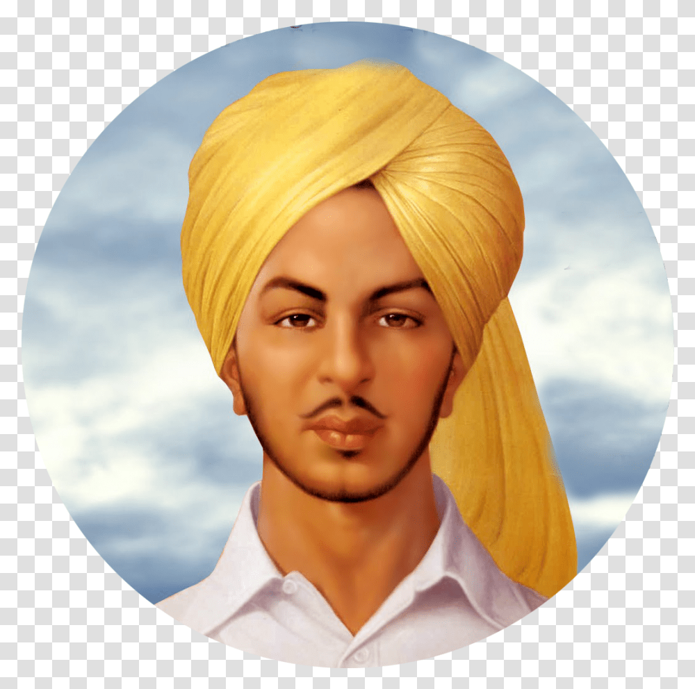 Bhagat Singh Hd Background Bhagat Singh, Person, Face, Head, Female Transparent Png