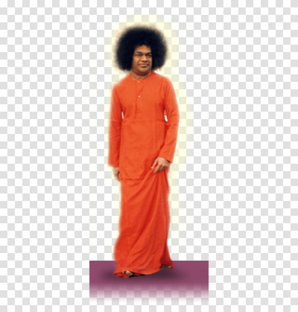 Bhagavan Sri Sathya Sai Baba Sathya Sai Baba High Resolution, Sleeve, Long Sleeve, Person Transparent Png