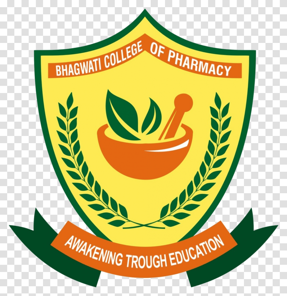 Bhagwati College Of Pharmacy Illustration, Emblem, Armor, Logo Transparent Png