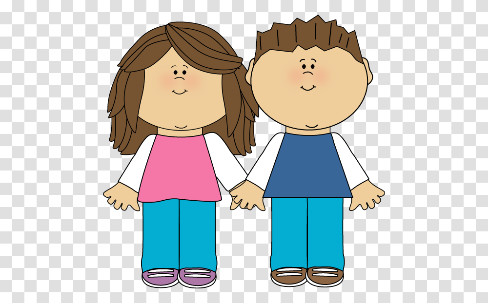 Bhai Dooj High Quality Image Cartoon Brother And Sister, Hand, Holding Hands, Family Transparent Png