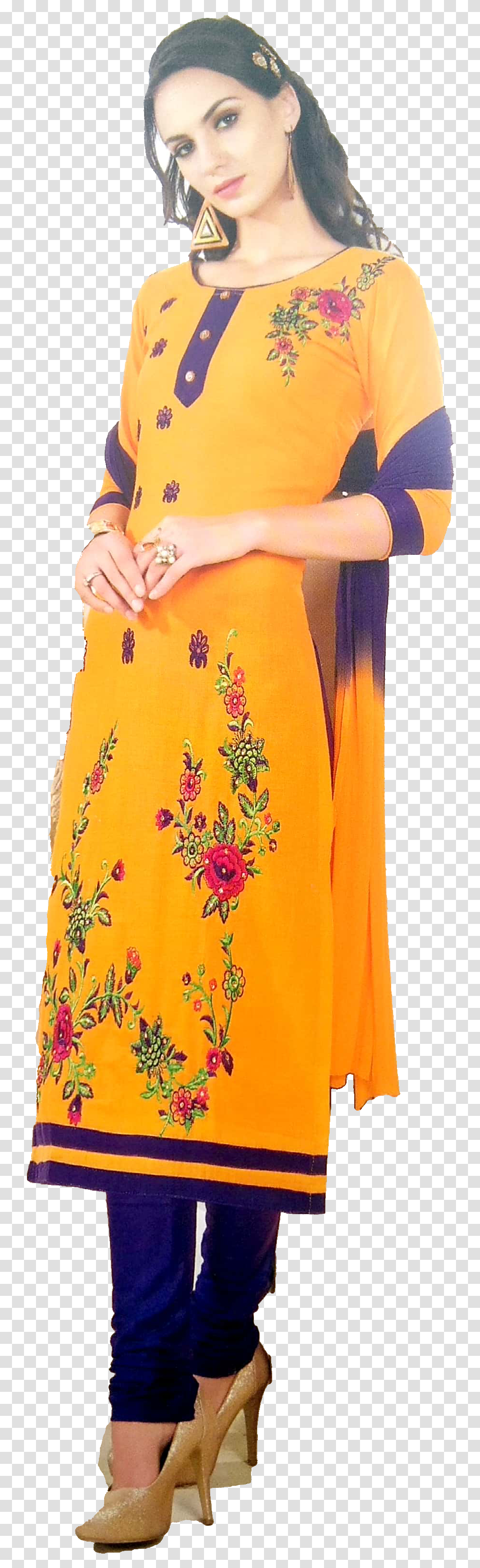 Bhumika Fancy Designer Salwar Suit Silk, Dress, Person, Evening Dress Transparent Png