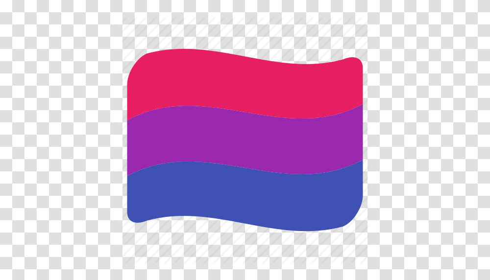 Bi Bisexual Flag Lgbt Lgbtq Pride Queer Icon, Tape, Cushion, Arm, Tie Transparent Png