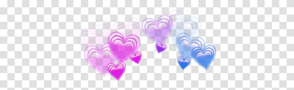 Bi Heart Crown, Purple, Rubber Eraser Transparent Png