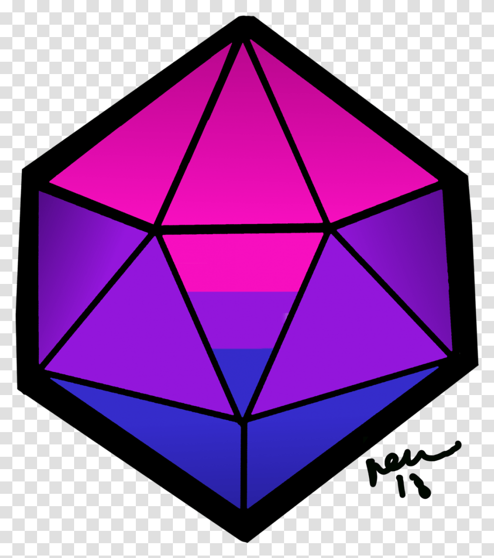 Bi Pride D20 Stickers Etc Clipart D20 Pansexual, Lamp, Triangle, Rubix Cube, Sphere Transparent Png