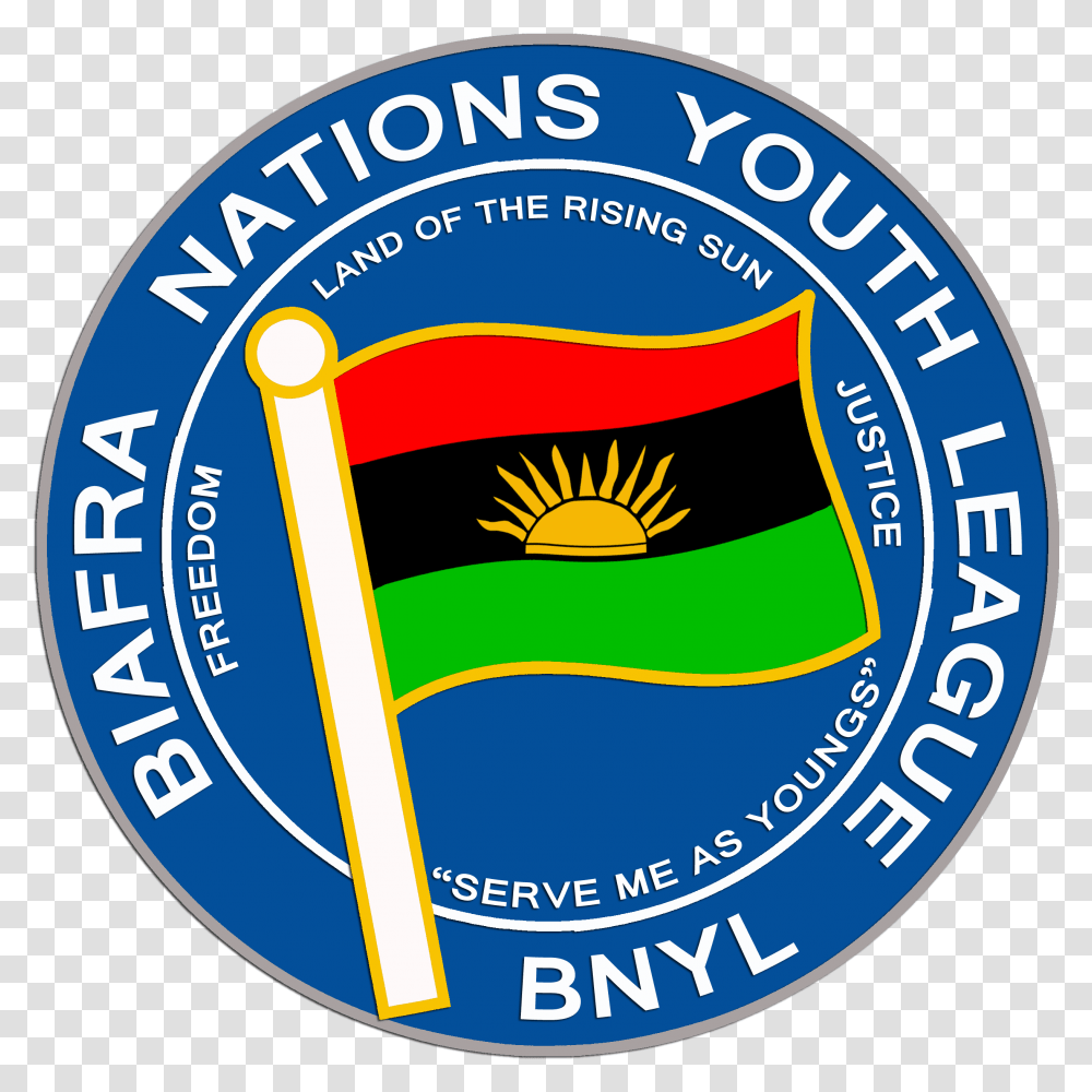Biafra Nations Youth League Great Seal Radio Biafra, Logo, Label Transparent Png