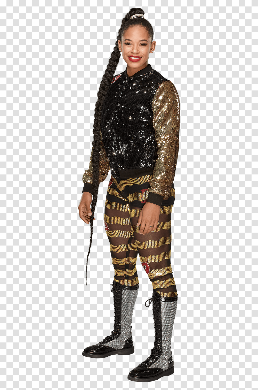 Bianca Belair Wwe 2019, Person, Hip, Sleeve Transparent Png