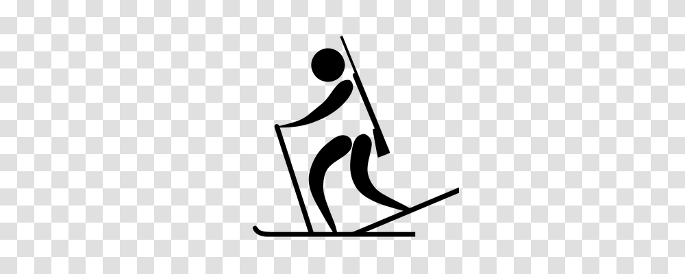 Biathlon Sport, Silhouette, Pillow Transparent Png