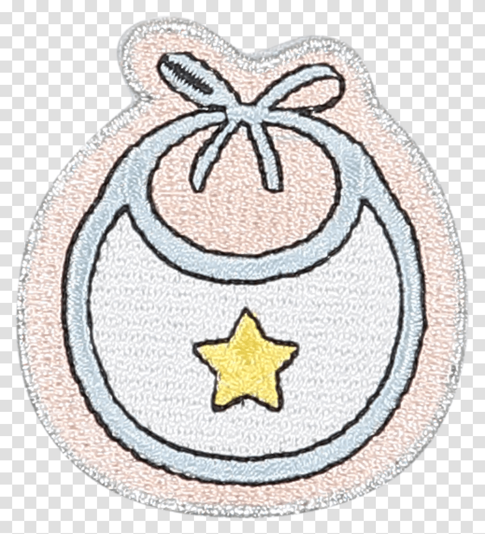 Bib Sticker Patch Embroidery, Rug, Pattern, Applique Transparent Png