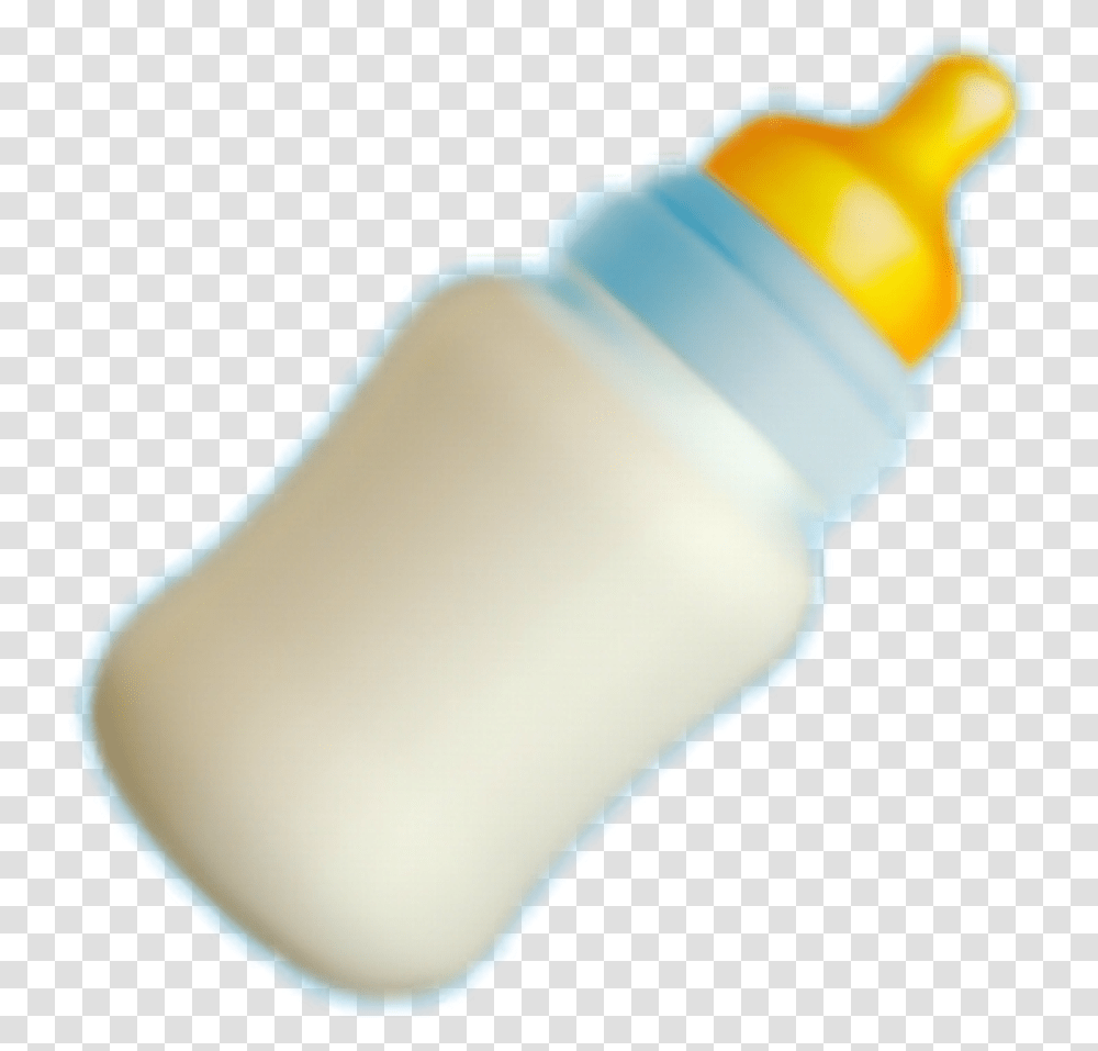 Biberon Baby Bottle Emoji Iphone, Balloon, Food, Toothpaste, Cream Transparent Png