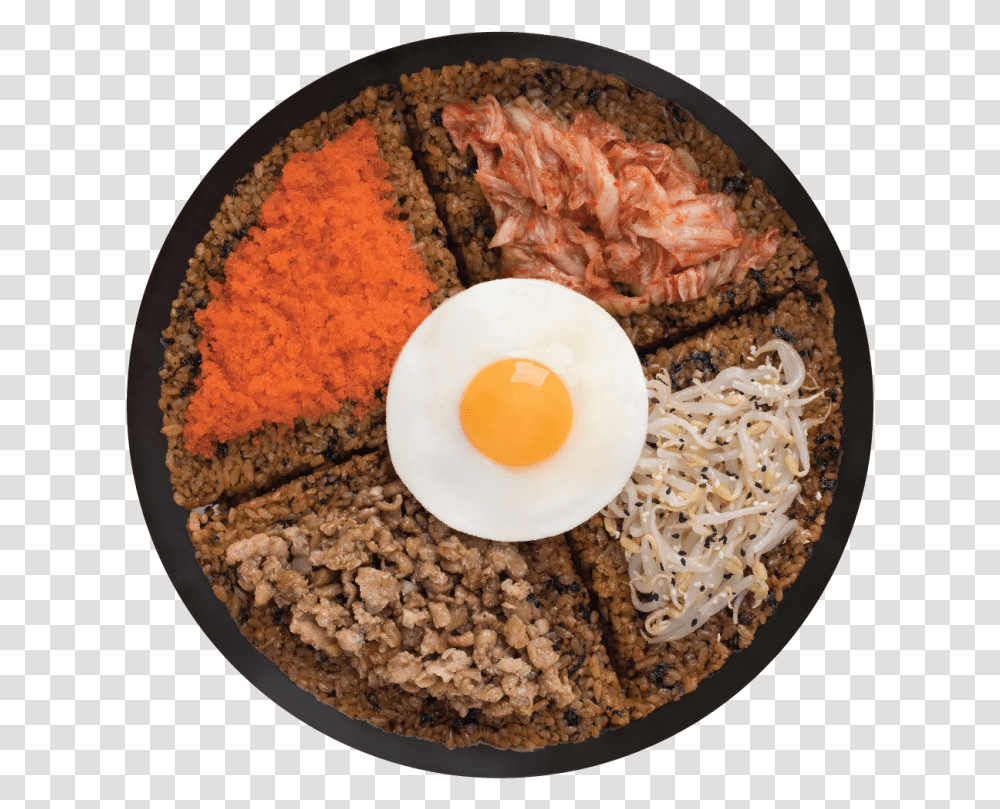 Bibim Pokapoka Rice Sisig, Egg, Food, Breakfast, Pork Transparent Png