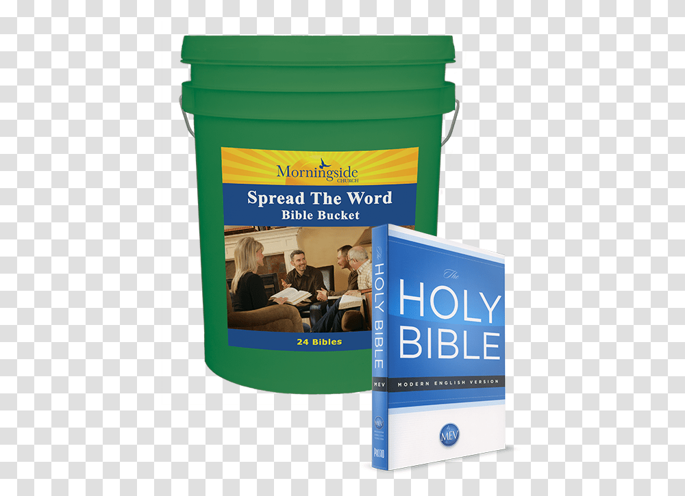 Bible And Bucket, Person, Human, Box, Poster Transparent Png